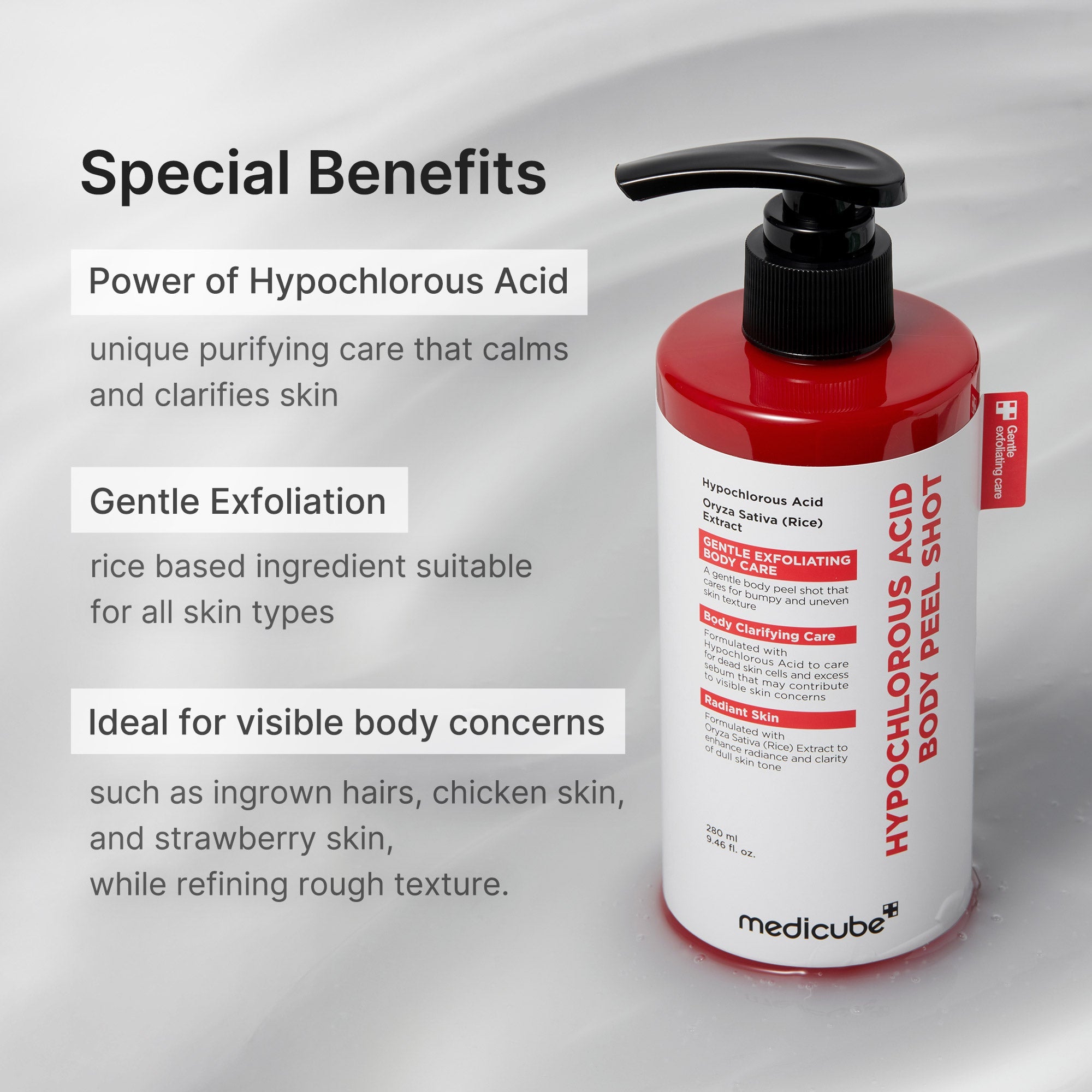 [GIFT] Hypochlorous Acid Rice Body Peel Shot