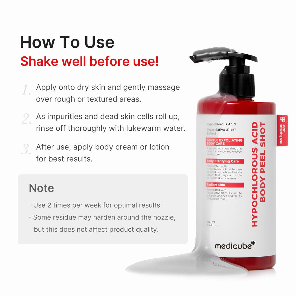 [GIFT] Hypochlorous Acid Rice Body Peel Shot