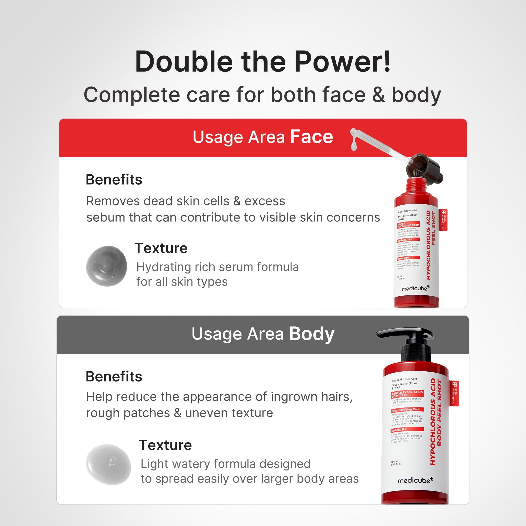 [GIFT] Hypochlorous Acid Rice Body Peel Shot