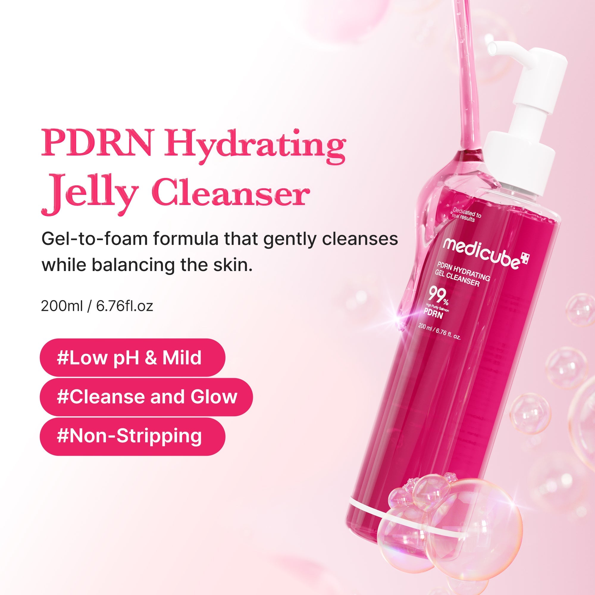 [GIFT] PDRN Pink Gel Cleanser