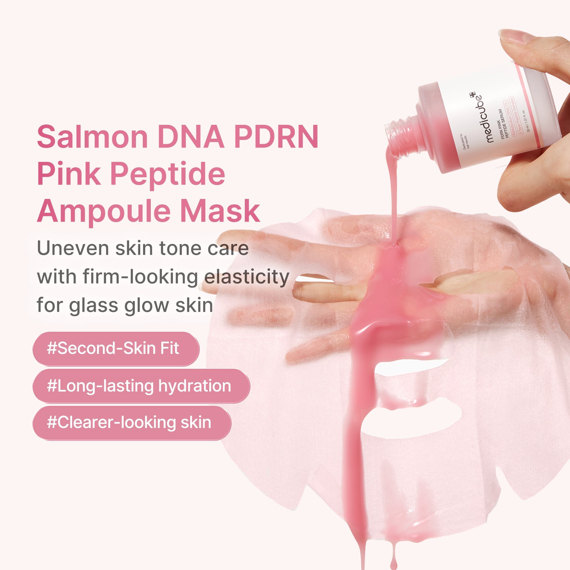 PDRN Pink Peptide Ampoule Mask