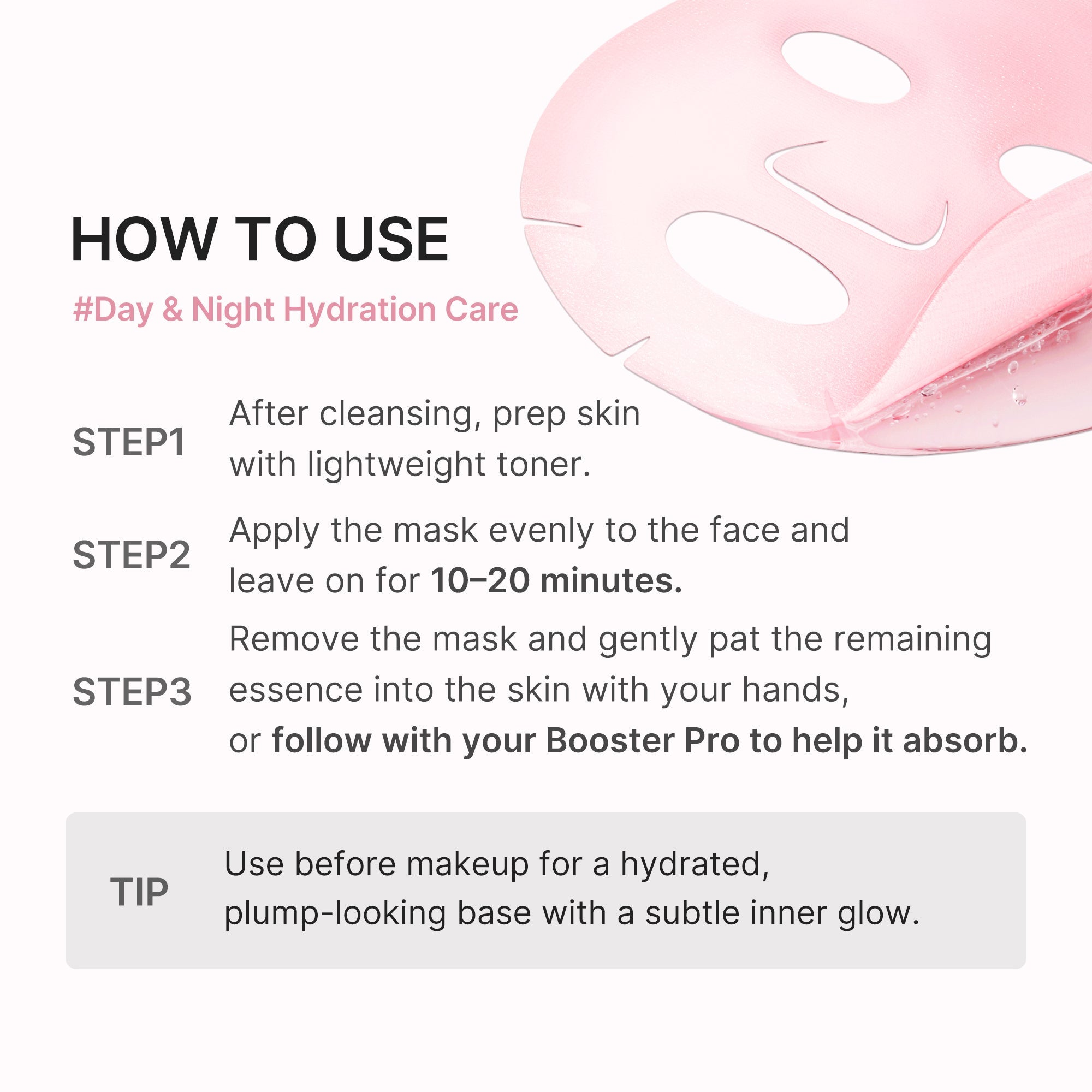 PDRN Pink Peptide Ampoule Mask